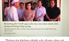 Trang web giả mạo bịa đặt thông tin "Bộ Y tế đề nghị miễn truy cứu trách nhiệm hình sự bác sĩ Lương”