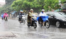 Mưa  khắp Bắc Bộ trong ngày nghỉ lễ cuối cùng