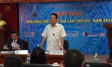 Giải Báo chí Quốc gia lần thứ XII - năm 2017: 105 tác phẩm báo chí sẽ được vinh danh vào ngày 21/6/2018