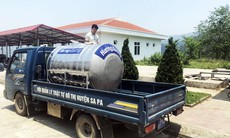 Thiếu nước tại Sa Pa: Phải dùng xe bồn chở nước phục vụ cho bệnh viện