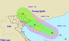 Áp thấp nhiệt đới tăng cấp, có thể ảnh hưởng miền núi phía Bắc