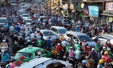 Khói xe trong thành phố