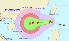 Bão số 6 đang hoạt động trên biển Đông, tiếp tục mạnh lên