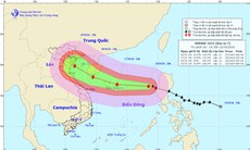 Siêu bão Sarika giật cấp 17 đã đi vào Biển Đông