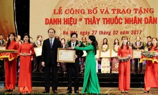 Chủ tịch nước Trần Đại Quang trao tặng 134 danh hiệu Thầy thuốc nhân dân