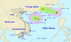 Bão số 3 Roke và áp thấp nhiệt đới "song hành" trên Biển Đông