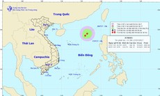 Lại xuất hiện áp thấp nhiệt đới trên Biển Đông, có khả năng mạnh thêm