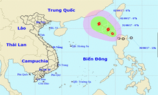 Áp thấp nhiệt đới đã đi vào Biển Đông