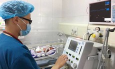 Cứu sống bé sinh non 31 tuần suy hô hấp nguy kịch