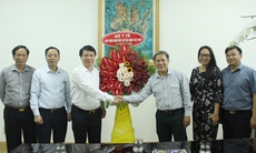 Lãnh đạo Bộ Y tế thăm và chúc mừng các cơ quan báo chí tại TP.HCM