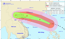 Siêu bão Mangkhut giật trên cấp 17 sẽ cách Móng Cái (Quảng Ninh) 100km