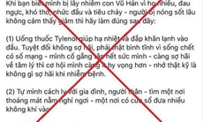 Đăng tin sai sự thật về cách chữa COVID-19, một phụ nữ bán hàng online bị xử lý