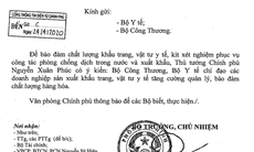 Bảo đảm chất lượng khẩu trang, kit xét nghiệm phòng chống COVID-19