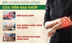 Sản phẩm thảo dược cải thiện bệnh khớp tái phát hiệu quả