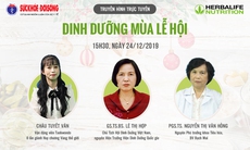 Truyền hình trực tuyến: Dinh dưỡng mùa lễ hội