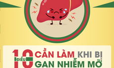 10 điều cần làm khi bị gan nhiễm mỡ