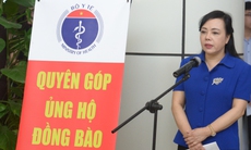 Bộ Y tế quyên góp ủng hộ đồng bào Tây Bắc bị thiệt hại do mưa lũ