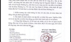 Bộ Y tế yêu cầu làm rõ phản ánh trẻ 4 tháng tuổi tử vong tại BVĐK huyện Mường La- Sơn La