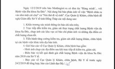 Bộ Y tế yêu cầu làm rõ phản ánh “Bệnh nhân ra vào như một cái chợ” và “Nín thở đi vệ sinh” tại BVĐK Sa Đéc
