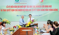 Học viện Y Dược học cổ truyền VN kết hợp với BV Nhi TW đẩy mạnh đào tạo chuyên ngành Nhi khoa