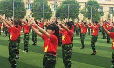 Màn nhảy flashmob của SV Học viện Quân sự mở màn chương trình “Hoa khôi Sinh viên Việt Nam”