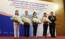  Vinh danh người hiến tạng và dấu ấn 500 ca ghép thận tại bệnh viện Chợ Rẫy