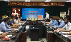 Tặng thiết bị vật tư và kinh phí hỗ trợ công tác phòng chống COVID-19