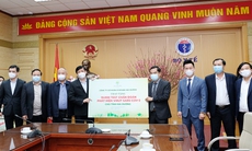 Bộ Y tế tiếp nhận ủng hộ 13 tỷ đồng phục vụ chống dịch COVID-19