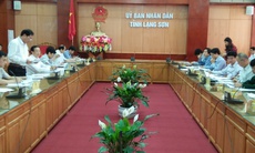 Thứ trưởng Bộ Y tế Phạm Lê Tuấn làm việc với tỉnh Lạng Sơn