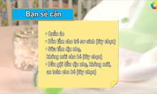 Cách tắm cho trẻ sơ sinh