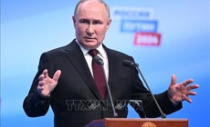 Nga c&#244;ng bố chiến thắng &#225;p đảo của Tổng thống Vladimir Putin
