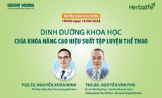 Truyền h&#236;nh trực tuyến: Dinh dưỡng khoa học - Ch&#236;a kh&#243;a n&#226;ng cao hiệu suất tập luyện thể thao