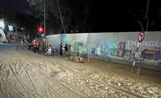 MRB H&#224; Nội b&#225;c bỏ tin đồn b&#249;n nh&#227;o g&#226;y trơn trượt tr&#234;n phố li&#234;n quan đến Metro khoan ngầm