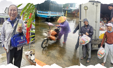 Vừa gượng dậy sau lũ, người d&#226;n lại san sẻ nghĩa t&#236;nh hướng về v&#249;ng thi&#234;n tai