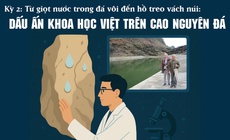 Từ giọt nước trong đ&#225; v&#244;i đến hồ treo v&#225;ch n&#250;i: Dấu ấn khoa học Việt tr&#234;n cao nguy&#234;n đ&#225;