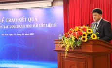 Gi&#225;m định ADN thế hệ mới gi&#250;p x&#225;c định danh t&#237;nh liệt sĩ trong mẫu h&#224;i cốt hư hại nặng