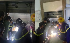 Nửa đêm giải cứu 3 người, gồm nhân viên y tế, mắc kẹt trong thang máy bệnh viện