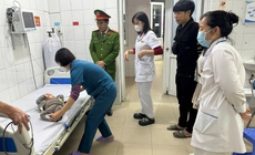 Bé trai 1 tuổi bị hóc dị vật tại chương trình xiếc