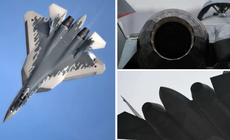 Khoảnh khắc tiêm kích Su-57 lần đầu cất cánh với động cơ 'Sản phẩm 177'