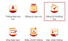 Cách đăng ký thủ tục đăng ký thông tin cư trú cho con qua VNeID