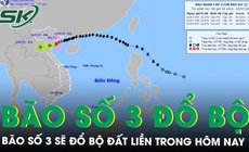 B&#227;o số 3 sẽ đổ bộ đất liền trong h&#244;m nay, sức gi&#243; mạnh nhất cấp 9, giật cấp 12