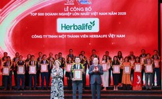 Herbalife Việt Nam được xếp hạng Top 500 Doanh nghiệp lớn nhất Việt Nam