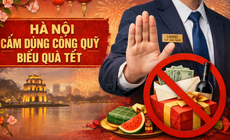 Hà Nội cấm dùng công quỹ biếu quà Tết