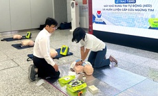 TPHCM triển khai  máy khử rung tim tự động (AED) tại tuyến Metro số 1