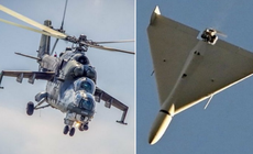 UAV Nga xuyên thủng phòng tuyến, phá hủy trực thăng chủ lực Ukraine