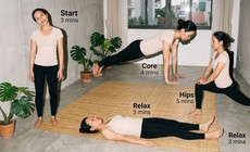 15 phút tập luyện mỗi ngày giúp cơ thể dẻo dai, giảm mỡ thừa