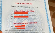 Cảnh báo việc đăng lên mạng 'thư chúc mừng', 'giấy khai sinh', 'giấy kết hôn'