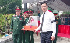 Truy điệu, an táng 14 hài cốt liệt sĩ tại Hội An