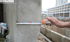 Nhà siêu mỏng, siêu méo 20cm xuất hiện trên tuyến đường Hà Nội
