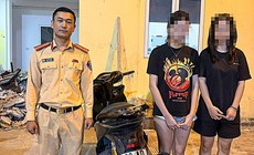 Mượn xe SH lạng lách trên phố Hà Nội, cô gái bị phạt hơn 22 triệu